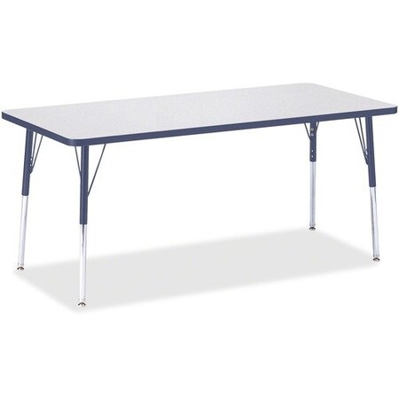 Jonti-Craft TABLE, RECTANGLE, 30X72, GY/NY JNT6413JCA112